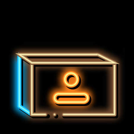 pack of butter neon light sign vector. Glowing bright icon pack of butter sign. transparent symbol illustrationのイラスト素材