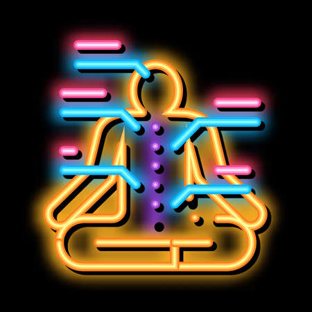 yogi traditional chinese medicine icon vector outline illustrationのイラスト素材