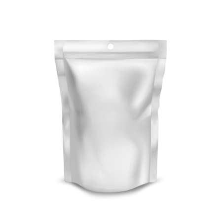 Bubble Gum Product Blank Foil Bag Packaging Vector. Mint Aromatic Chewy Bubble Gum Glossy Pouch Package. Natural Rubber Teeth Care And Cleaning Hygiene Chew Template Realistic 3d Illustrationのイラスト素材