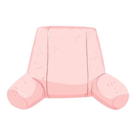 sleep pillow bed color icon vector. sleep pillow bed sign. isolated symbol illustrationのイラスト素材