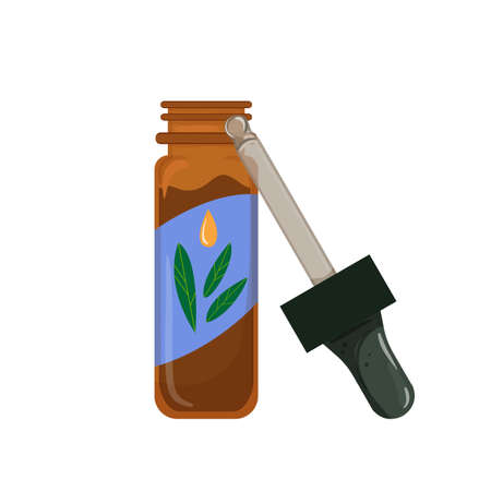 glass fragrance oil color icon vector. glass fragrance oil sign. isolated symbol illustrationのイラスト素材