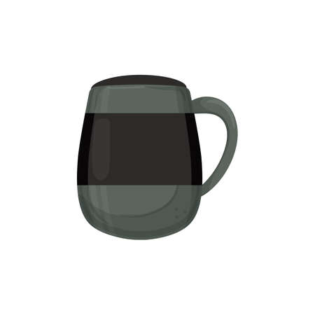 tin camp cup cartoon. tin camp cup sign. isolated symbol vector illustrationのイラスト素材