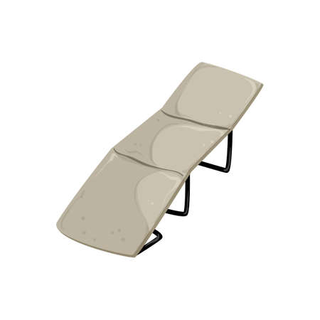rest cot camp cartoon. rest cot camp sign. isolated symbol vector illustration