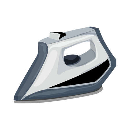 household iron laundry cartoon. household iron laundry sign. isolated symbol vector illustrationのイラスト素材