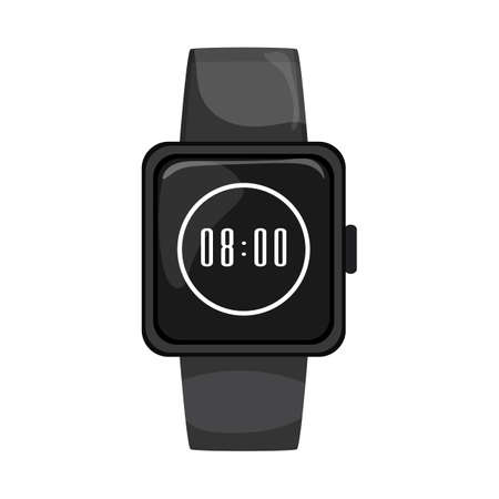 sport watch tracker cartoon. sport watch tracker sign. isolated symbol vector illustrationのイラスト素材