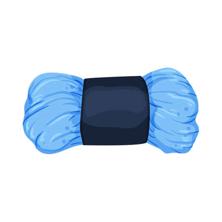 woolen yarn wool cartoon. woolen yarn wool sign. isolated symbol vector illustrationのイラスト素材