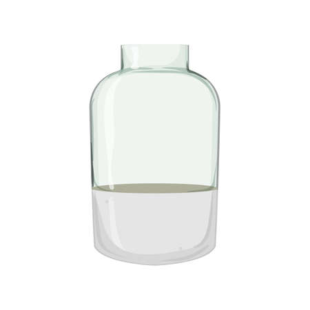 pottery vase flower ceramic cartoon. pottery vase flower ceramic sign. isolated symbol vector illustrationのイラスト素材