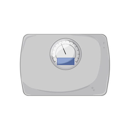 body weigh scales cartoon. body weigh scales sign. isolated symbol vector illustrationのイラスト素材