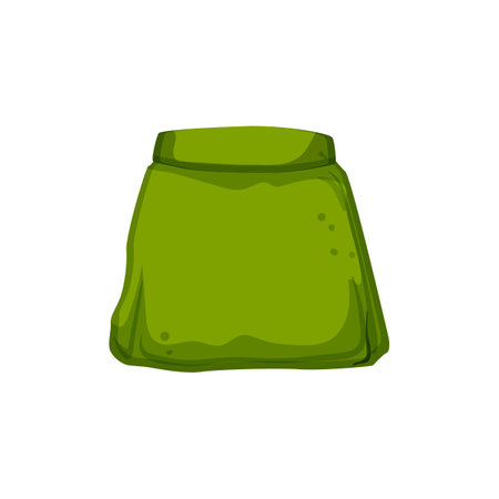 garment skirt fashion cartoon. garment skirt fashion sign. isolated symbol vector illustrationのイラスト素材