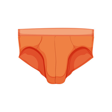 underpants underwear man cartoon. underpants underwear man sign. isolated symbol vector illustrationのイラスト素材