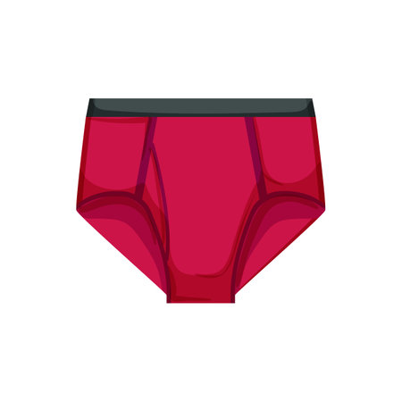 model underwear man cartoon. model underwear man sign. isolated symbol vector illustrationのイラスト素材