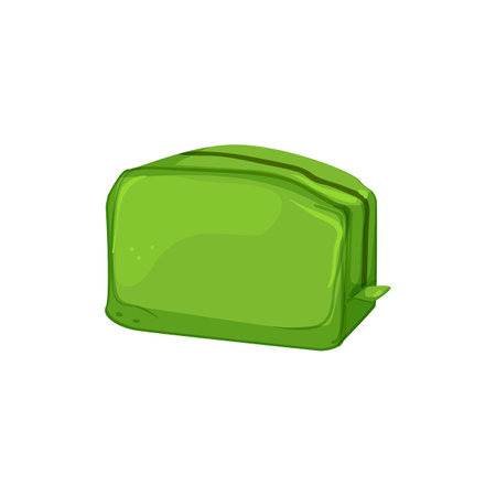 female cosmetic pouch cartoon. female cosmetic pouch sign. isolated symbol vector illustrationのイラスト素材