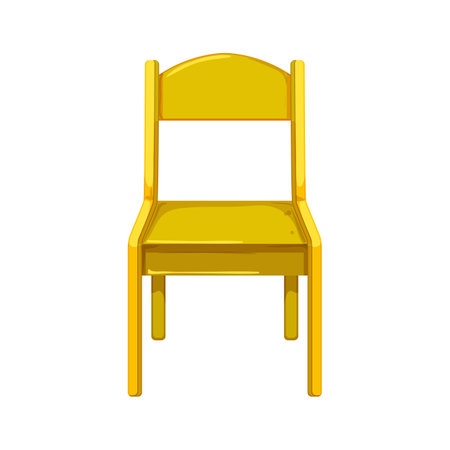 home kid chair cartoon. home kid chair sign. isolated symbol vector illustrationのイラスト素材