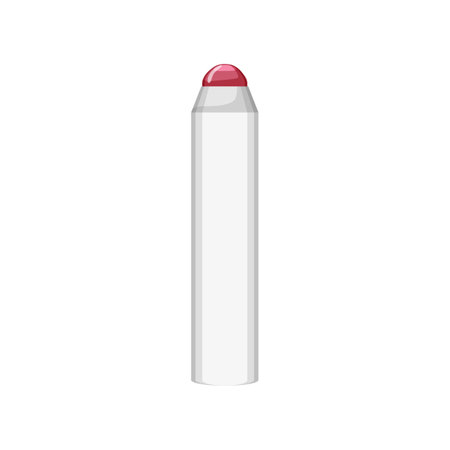 female lipstick makeup cartoon. female lipstick makeup sign. isolated symbol vector illustrationのイラスト素材