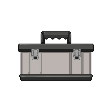 tool toolbox repair cartoon. tool toolbox repair sign. isolated symbol vector illustrationのイラスト素材
