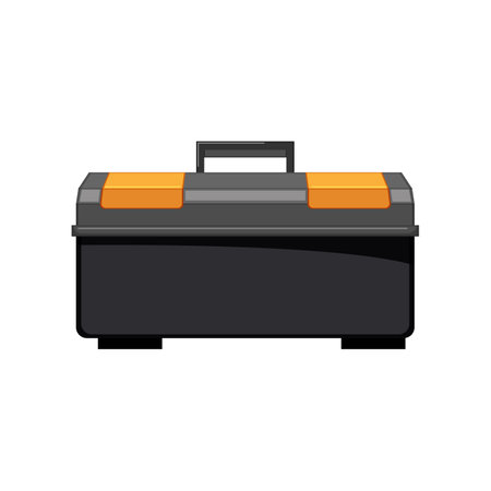 kit toolbox repair cartoon. kit toolbox repair sign. isolated symbol vector illustrationのイラスト素材