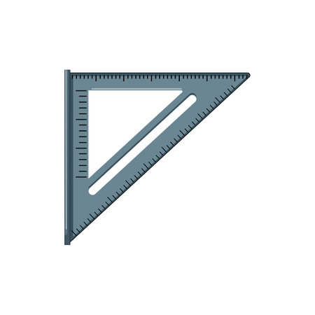 home ruler builder cartoon. home ruler builder sign. isolated symbol vector illustrationのイラスト素材