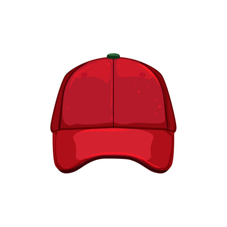 template baseball cap cartoon. template baseball cap sign. isolated symbol vector illustrationのイラスト素材