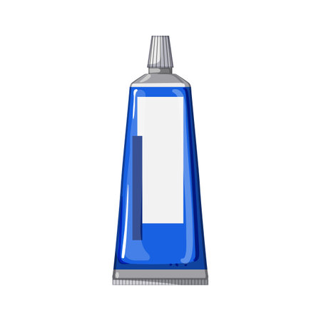 brush toothpaste cartoon vector illustrationのイラスト素材