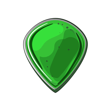 plectrum guitar pick cartoon vector illustrationのイラスト素材