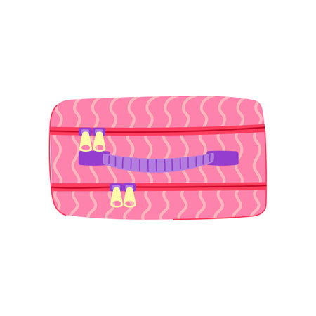 pen pencil case cartoon vector illustrationのイラスト素材