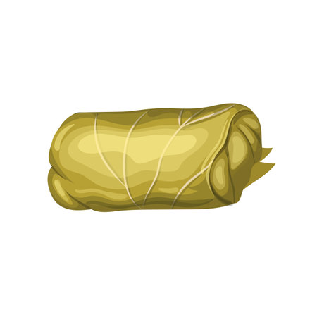 dolma cuisine food cartoon vector illustrationのイラスト素材
