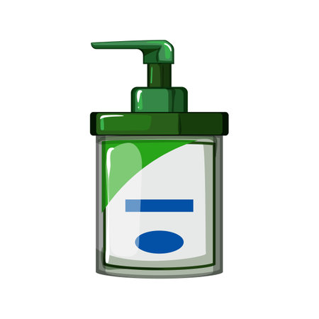 dermatology dry skin cream cartoon vector illustrationのイラスト素材