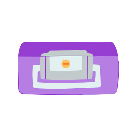 metal safe cartoon vector illustrationのイラスト素材