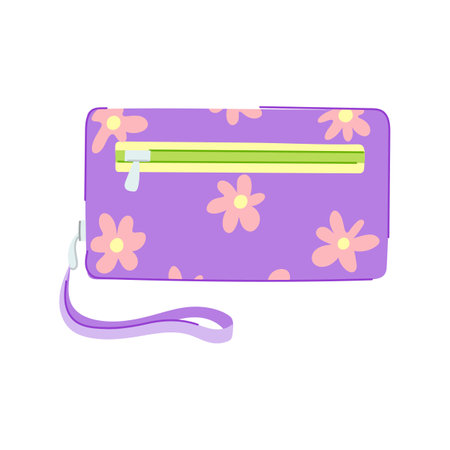 finance wallet money cartoon vector illustrationのイラスト素材