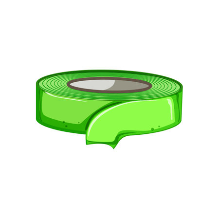 paper duct tape cartoon vector illustrationのイラスト素材