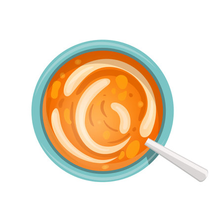 lentil food cartoon vector illustrationのイラスト素材