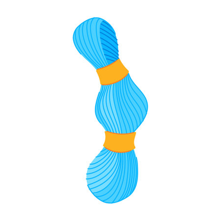 ball yarn wool cartoon vector illustrationのイラスト素材