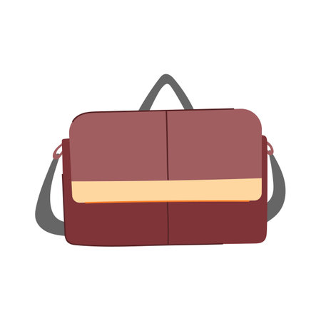 business briefcase for men cartoon vector illustrationのイラスト素材