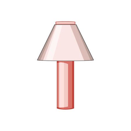 phone smart lamp cartoon vector illustrationのイラスト素材