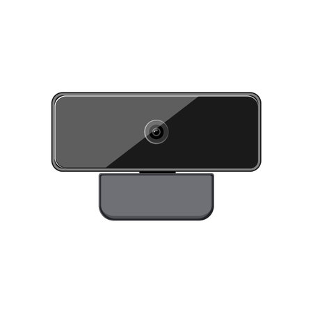 equipment web camera cartoon vector illustrationのイラスト素材