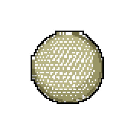 golf ball sport game pixel art vector illustrationのイラスト素材