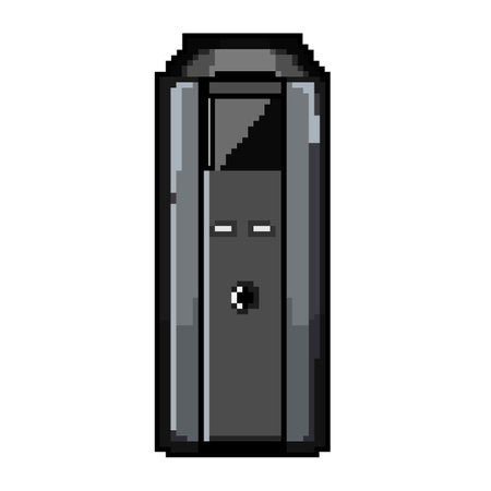 car battery backup game pixel art vector illustrationのイラスト素材