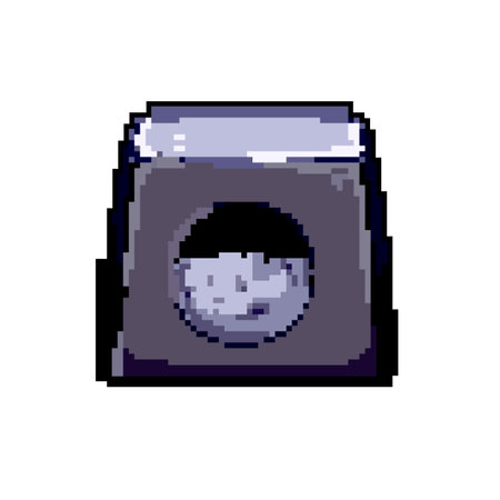 pet cat tree game pixel art vector illustrationのイラスト素材