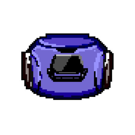 retro cd player game pixel art vector illustrationのイラスト素材