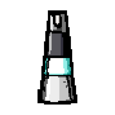 roasted coffee grinder electric game pixel art vector illustrationのイラスト素材