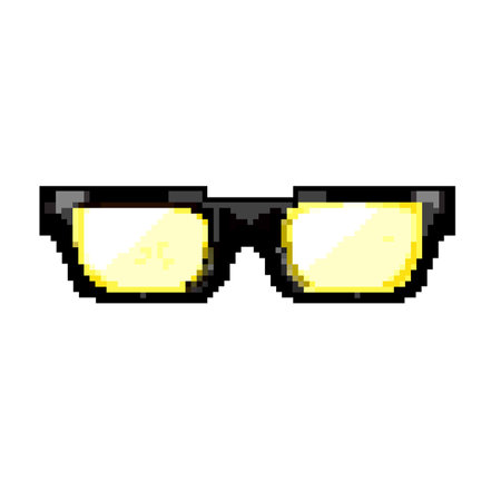woman computer glasses game pixel art vector illustrationのイラスト素材