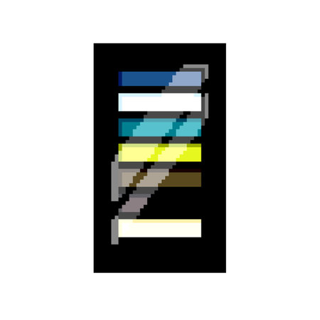 texture eyeshadow beauty game pixel art vector illustration