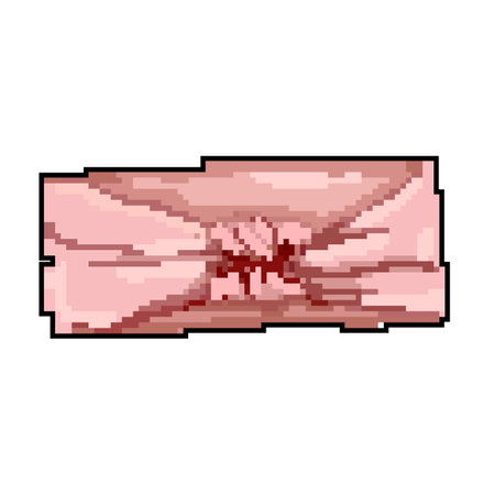 girl headband woman game pixel art vector illustrationのイラスト素材