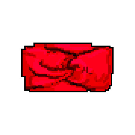 fashion headband woman game pixel art vector illustrationのイラスト素材