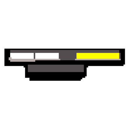 recycle laptop battery game pixel art vector illustration