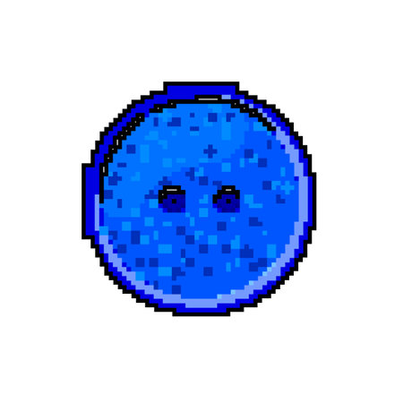 textile sewing button game pixel art vector illustrationのイラスト素材