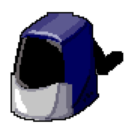 hand pencil sharpen game pixel art vector illustrationのイラスト素材