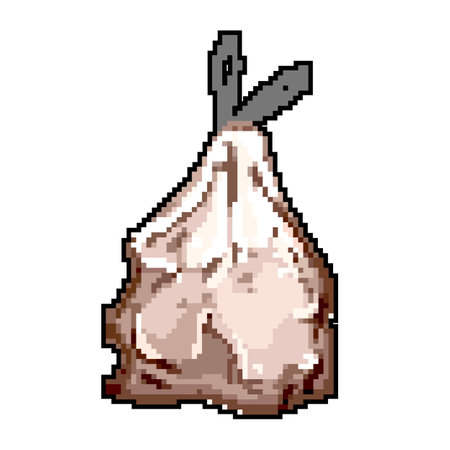 can trash bag game pixel art vector illustrationのイラスト素材