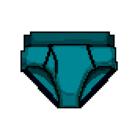 male underwear man game pixel art vector illustrationのイラスト素材