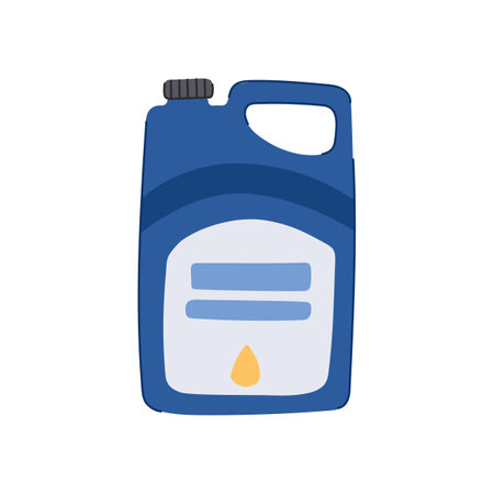 liquid motor oil cartoon vector illustrationのイラスト素材
